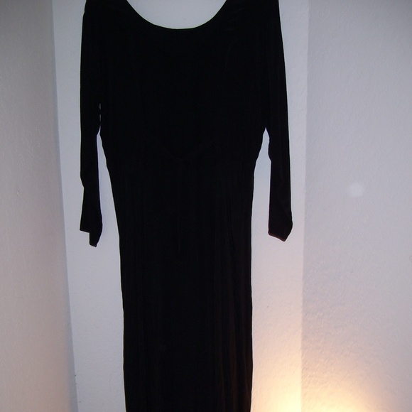 VTG NC 17 Danielle Karen Asymmetrical Black Dress - Picture 2 of 8